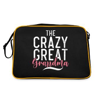 Cadeaux arrière-grand-mère - Sac Retro - noir/or - Dos