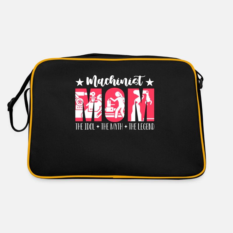 Machinist Mom The Idol The Myth Machine Operator Retro Bag