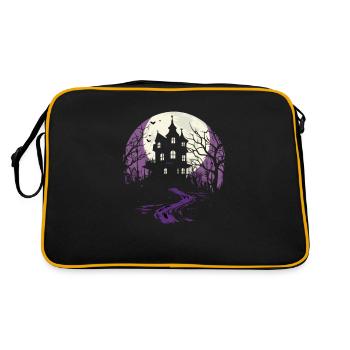 Costume de fête d'Halloween Maison hantée Maison - Sac Retro - noir/or - Dos