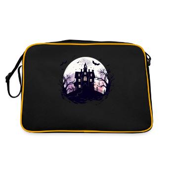 Halloween haunted house horror halloween costume - Retro Bag - black/gold - Back