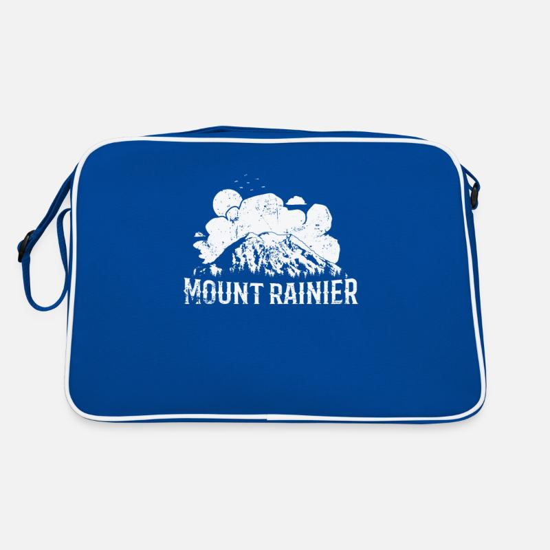 Mount Rainier Washington Cascade Range Retro Bag