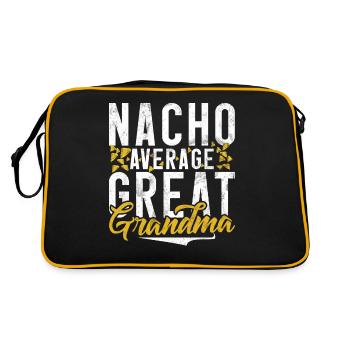 Cadeaux arrière-grand-mère - Sac Retro - noir/or - Dos