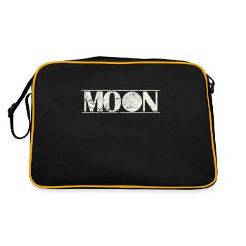 Moon Night Sky - Retro Bag - black/gold - Back