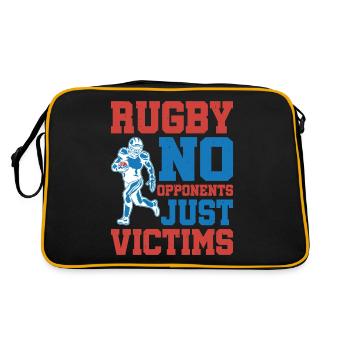 Rugby No Opponents Just Victims 5 - Retro Bag - black/gold - Back