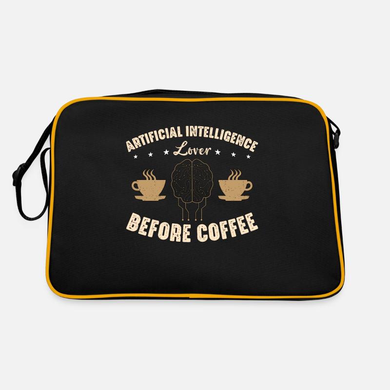Artificial Intelligence Lover Before Robots Coffee Retro Tasche