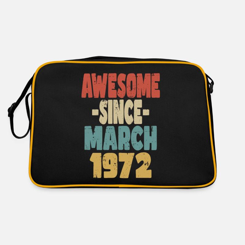 Awesome March 1972 Retro Bag