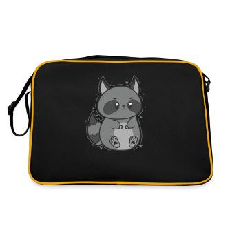 cute washable omnivore - Retro Bag - black/gold - Back