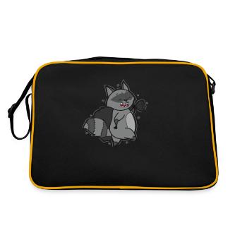 Washable with garbage bag nocturnal omnivore - Retro Bag - black/gold - Back