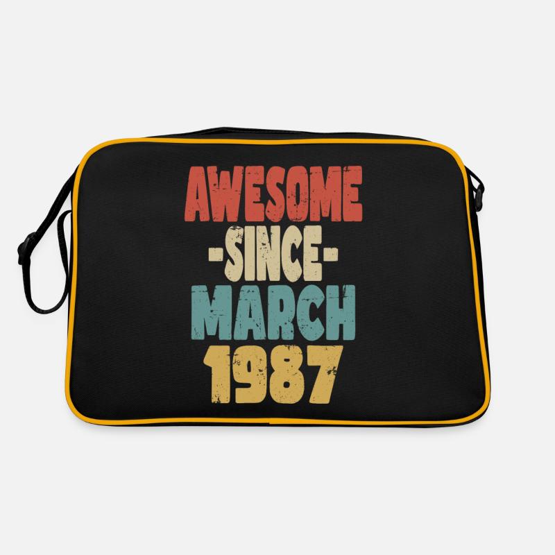 Awesome March 1987 Retro Bag