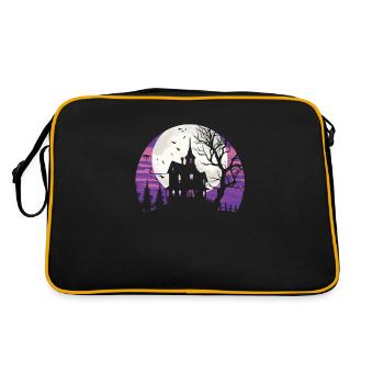 Costume de fête d'Halloween Maison hantée Temps - Sac Retro - noir/or - Dos