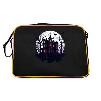 Halloween haunted house horror halloween costume - Retro Bag - black/gold - Back