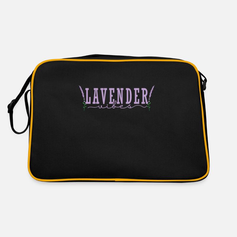 Lavendel Vibes Pflanze Garten Duft Retro Tasche
