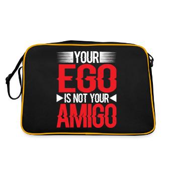 Your Ego Is Not Your Amigo 45 - Retro Bag - black/gold - Back