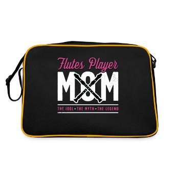 Joueur de flûtes maman l’idole le mythe fanfare - Sac Retro - noir/or - Dos