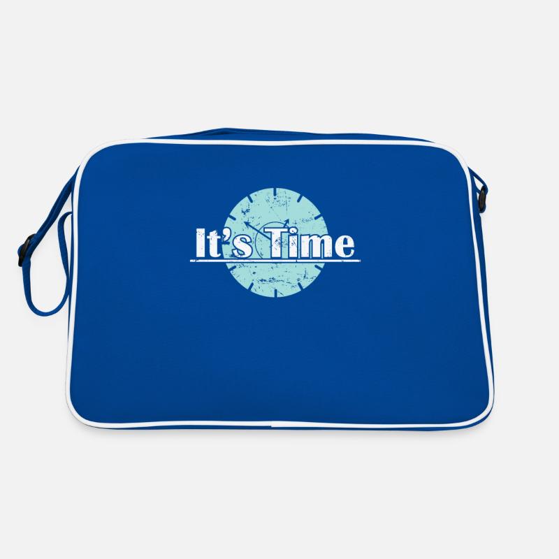 It's Time Clock Time Moment Retro Bag