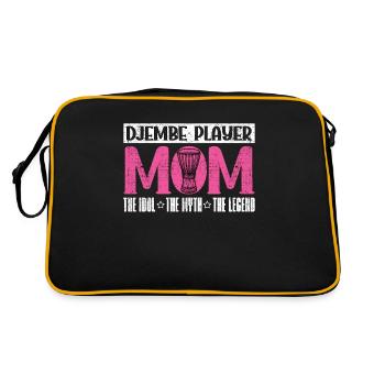 Joueur de Djembé Maman L’Idole L’Instrument de Musique - Sac Retro - noir/or - Dos