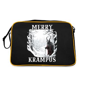 Krampus T | Costume de Krampus | Père Noël - Sac Retro - noir/or - Dos