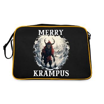 Krampus T | Costume de Krampus | Père Noël - Sac Retro - noir/or - Dos