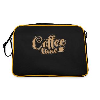 Coffee Time Break - Retro Bag - black/gold - Back
