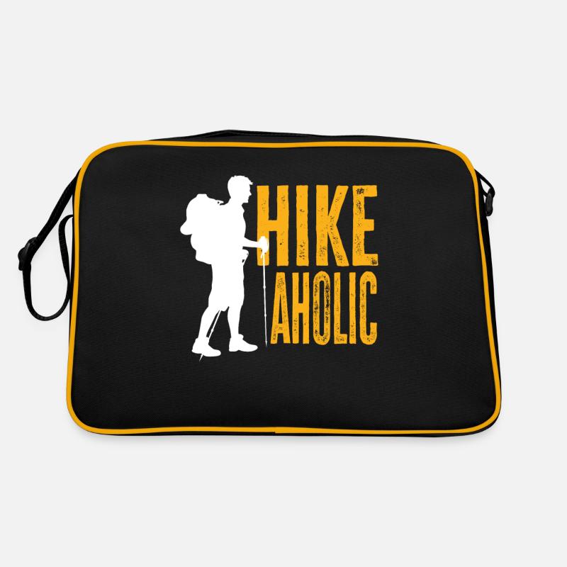 Funny Hiking Gift Retro Bag