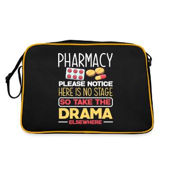 Apothicaire apothicaire apothicaire pharmacie cadeau - Sac Retro - noir/or - Dos