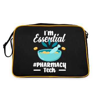 Apothicaire apothicaire apothicaire pharmacie cadeau - Sac Retro - noir/or - Dos