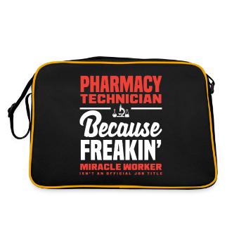 Apothicaire apothicaire apothicaire pharmacie cadeau - Sac Retro - noir/or - Dos