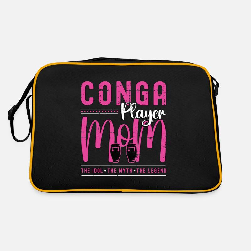 Maman joueuse de conga L’idole Le mythe L’amant de conga Sac Retro