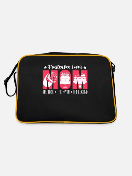 Fruitcakes Lover Mom The Idol The Myth Fruitcake - Retro Bag - black/gold - Back