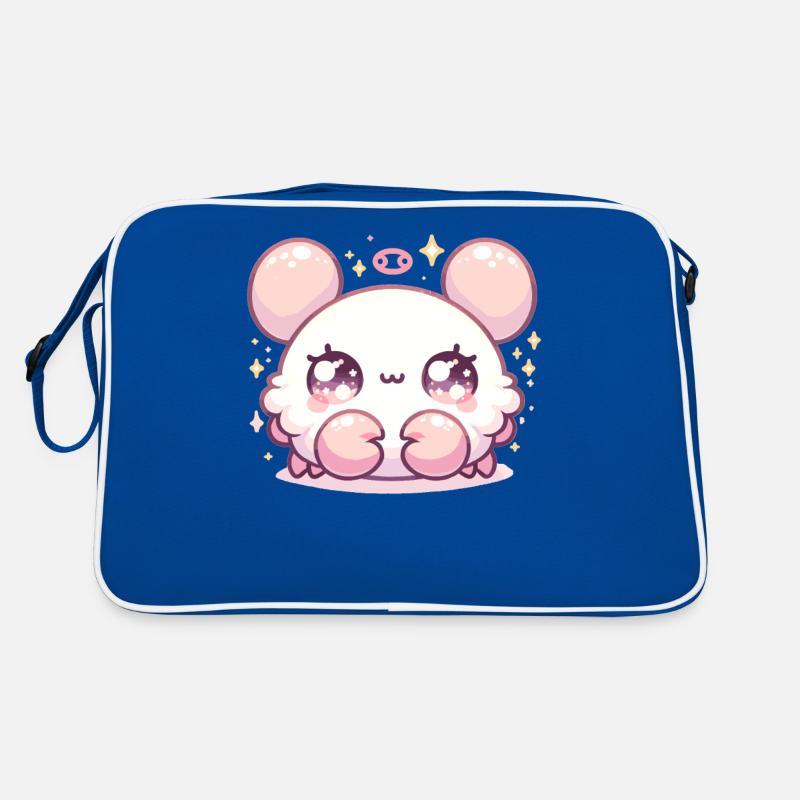 Krebs Sternzeichen Kawaii Charakter Astrologie Geschenk Retro Tasche