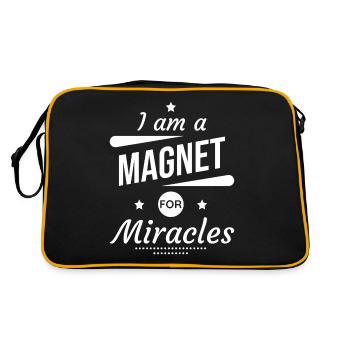 Citations inspirantes d’affirmations positives - Sac Retro - noir/or - Dos