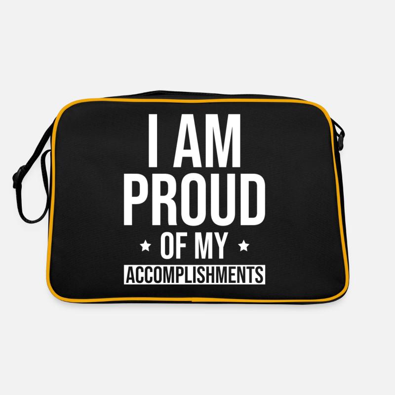 Positive Affirmations Inspirational Quote Retro Bag