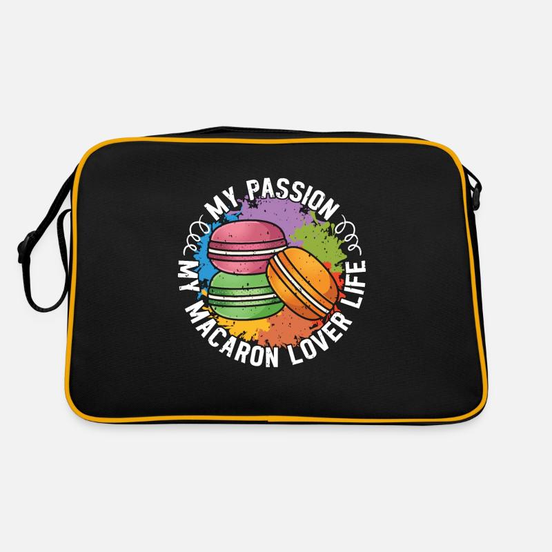 Macaron Lover My Passion My Macaron Pastry Chef Retro Tasche