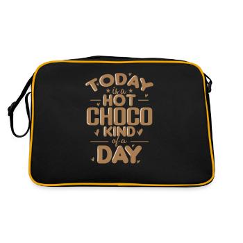 Today is a hot Choco Kind of a Day Candy - Retro Bag - black/gold - Back