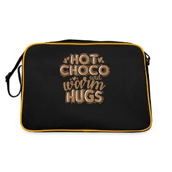 Hot Choco and Warm Hugs Candy - Retro Bag - black/gold - Back