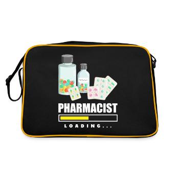 Apothicaire apothicaire apothicaire pharmacie cadeau - Sac Retro - noir/or - Dos