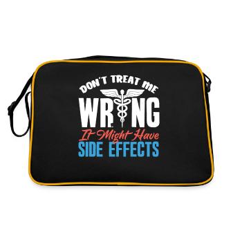 Apothicaire apothicaire apothicaire pharmacie cadeau - Sac Retro - noir/or - Dos