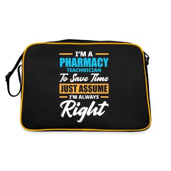 Apothicaire apothicaire apothicaire pharmacie cadeau - Sac Retro - noir/or - Dos