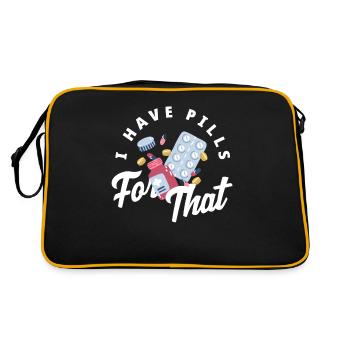 Apothicaire apothicaire apothicaire pharmacie cadeau - Sac Retro - noir/or - Dos