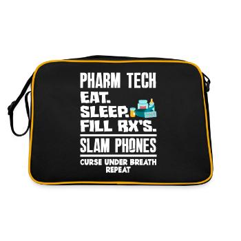Apothicaire apothicaire apothicaire pharmacie cadeau - Sac Retro - noir/or - Dos
