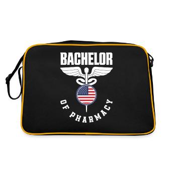 Apothicaire apothicaire apothicaire pharmacie cadeau - Sac Retro - noir/or - Dos