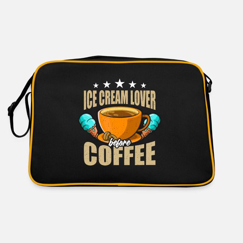 Ice Cream Lover Before Cream Cone Coffee Lover Retro Tasche