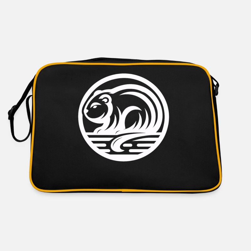 Biber Indianer Tierkreiszeichen Retro Tasche