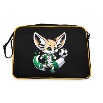 Algérie Maillot Fennec Algerien Supporter Football - Sac Retro - noir/or - Dos