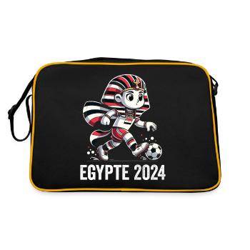 Égypte 2024 Maillot Pharaon Égyptien Supporter - Sac Retro - noir/or - Dos