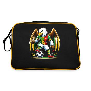 Mali Maillot Aigle Malien Supporter Football - Sac Retro - noir/or - Dos