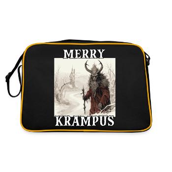Merry Krampus | Kramperl | Costume Krampus Père - Sac Retro - noir/or - Dos