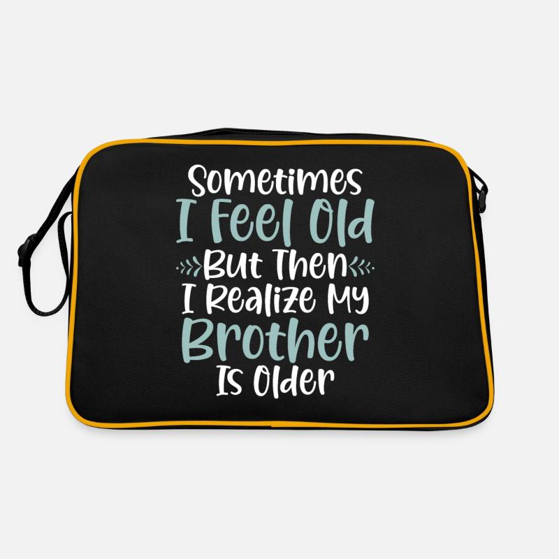 Youngest Child Gift Retro Tasche