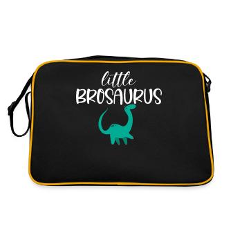 Youngest Child Gift - Retro Tasche - Schwarz/Gold - Hinten