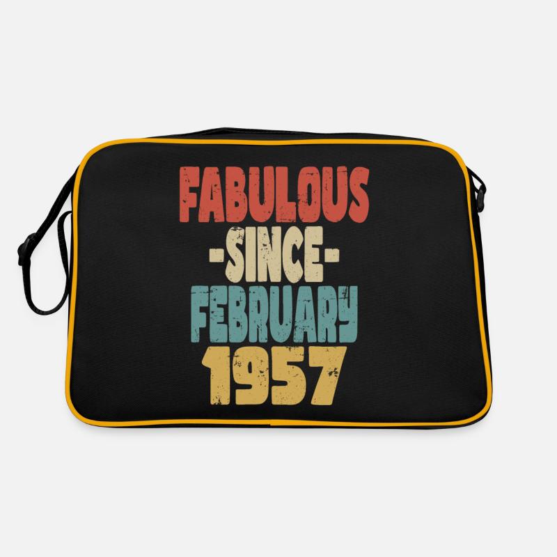 Fabuleux Février 1957 Sac Retro